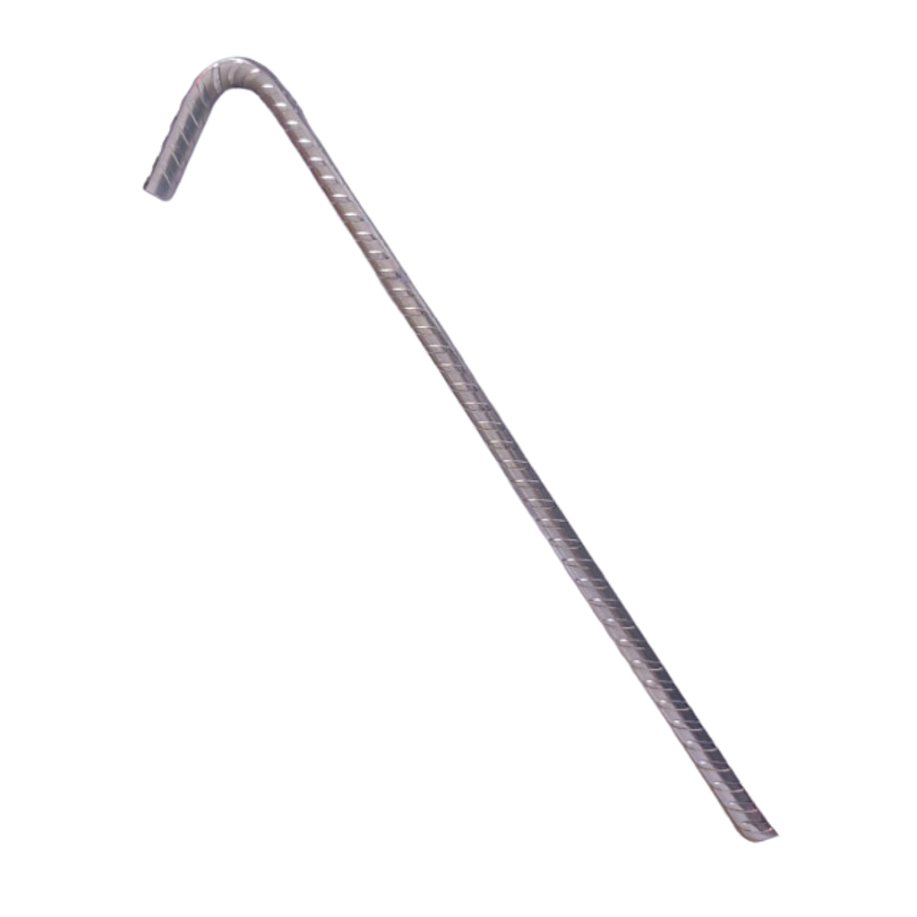 PIQUETA CAMPING 5 X 30 CM. DIAMETRO 10 MM. PACK 10 UDES.