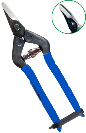 TIJERA DE RECOLECCIÓN CHIKAMASA S-2C HOJA CURVA (AZUL)