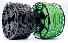 MACARRÓN DE ATADO ENPI EXTRA SUAVE 10 MM. NEGRO